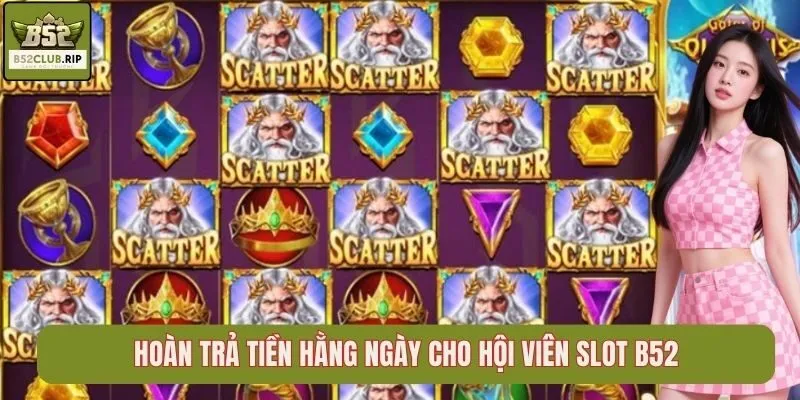 Hoàn trả tiền hằng ngày cho hội viên Slot B52club