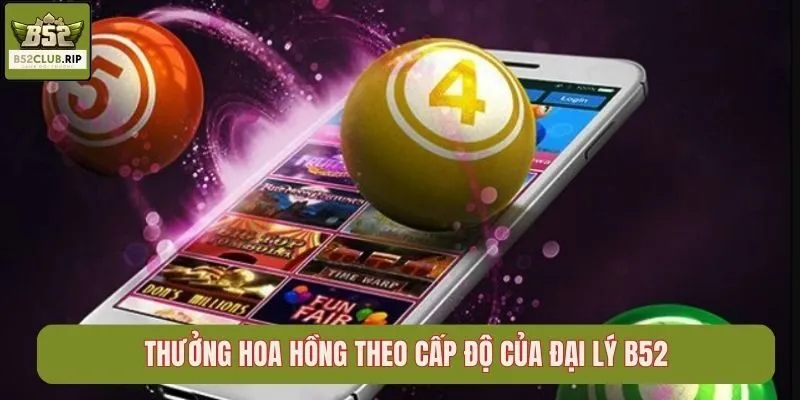 Thưởng hoa hồng theo cấp độ của đại lý B52